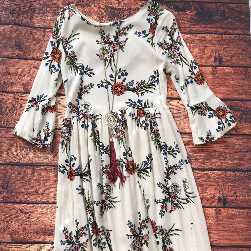 Boho midi dress